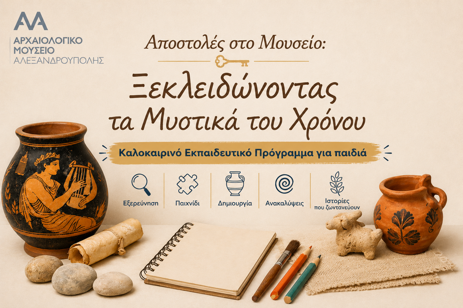 «Αποστολές στο Μουσείο: Ξεκλειδώνοντας τα Μυστικά του Χρόνου»